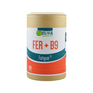 Fer + B9 - 180 gélules de 14 mg