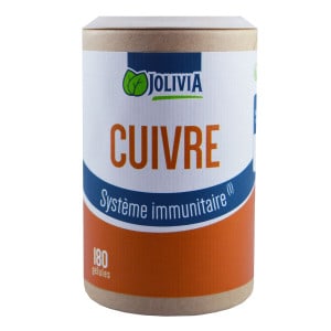 Cuivre - 180 gélules de 2 mg