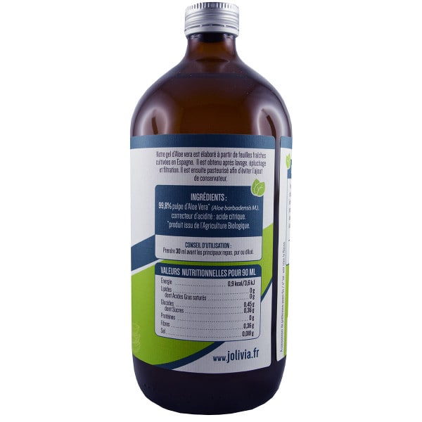 Pur gel d'Aloe Vera Bio - 1L