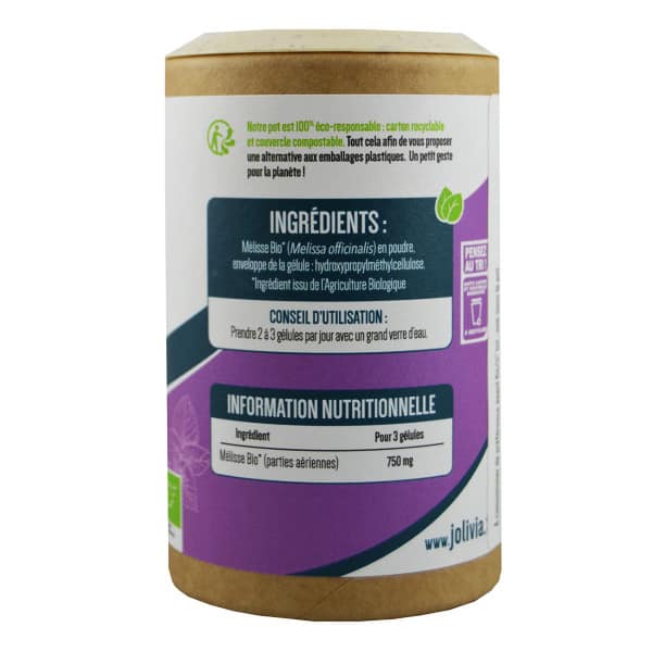 mélisse complément alimentaire 