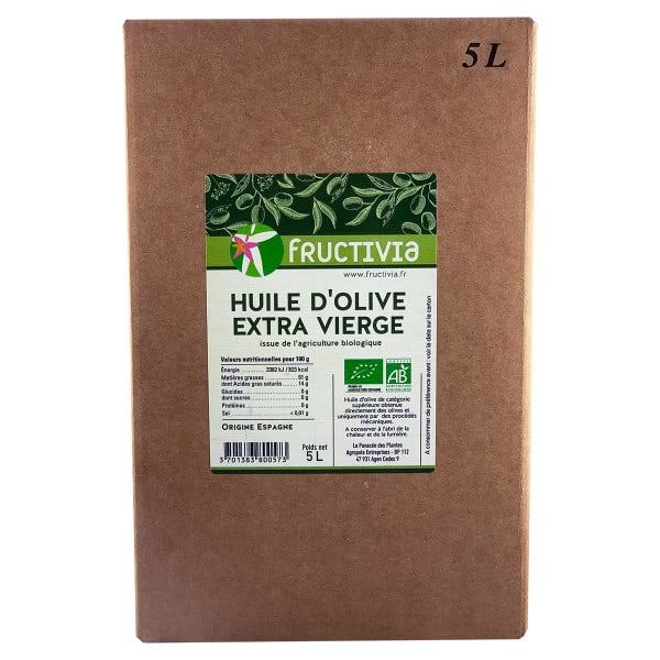 Huile d’Olive extra vierge Bio - 5L