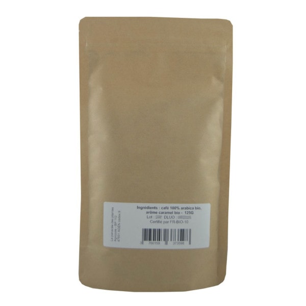 Café moulu Bio saveur caramel - 125 g