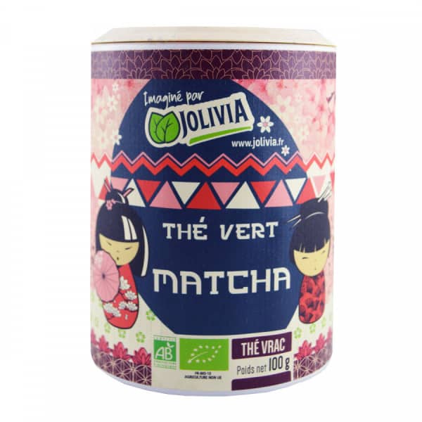 Lot de 2 boîtes de Thé vert Matcha Bio - 2 x 100 g