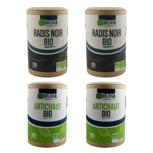 Pack Artichaut Bio et Radis noir Bio - 4 mois