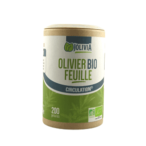 Olivier feuille Bio - 200 gélules végétales de 200 mg