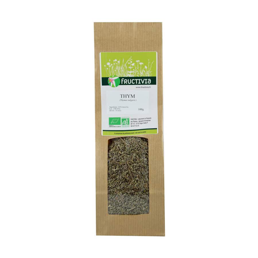 tisane de thym fleur bio entière 50gr - - Bioviela