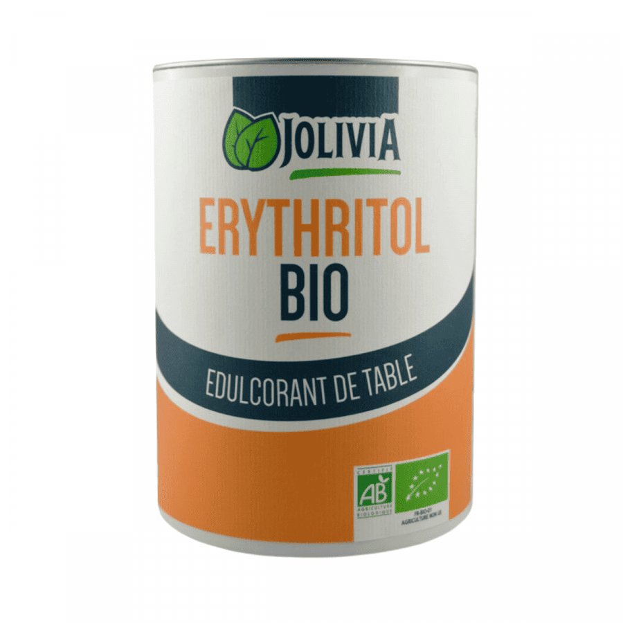 Erythritol Bio - pot de 700 g - substitut au sucre.
