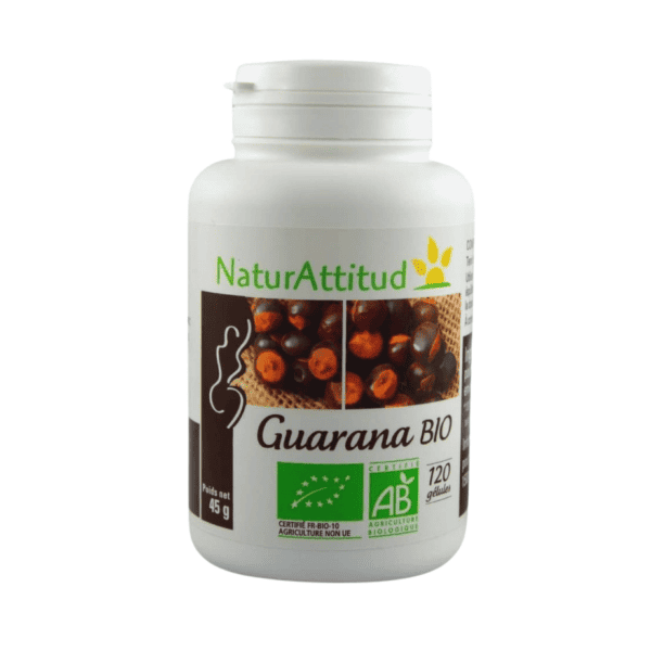 Guarana Bio - 120 gélules végétales de 300mg