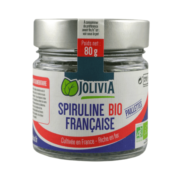 Spiruline bio en paillettes origine France