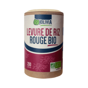 Levure de Riz Rouge Bio - 200 gélules végétales de 333 mg