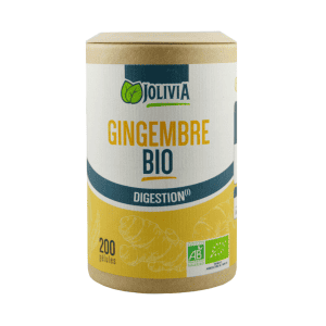 Gingembre Bio - 200 gélules végétales de 270 mg