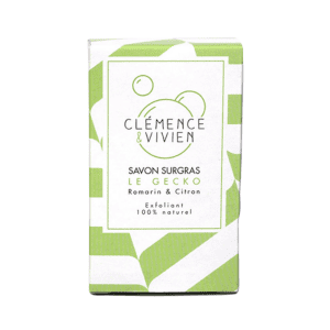 Savon surgras le Gecko - Exfoliant - Romarin et citron - 100 g