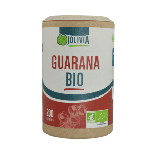 Guarana Bio - 200 gélules végétales de 300 mg