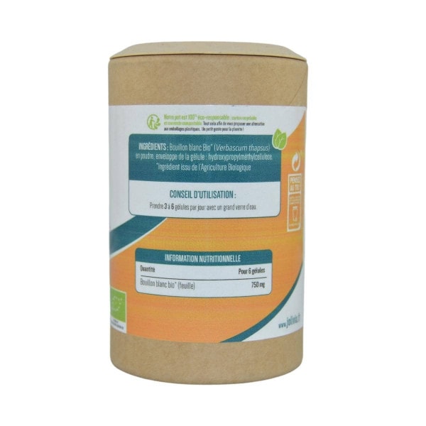 Bouillon blanc Bio - 200 gélules végétales de 125 mg