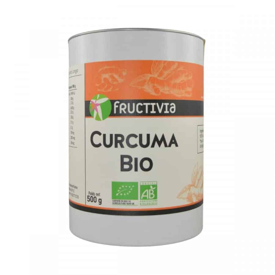 Curcuma Longa Bio AB - Pot de 500 g de poudre de curcuma
