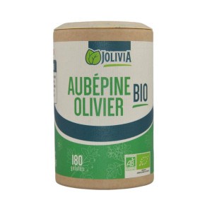 Aubépine Olivier Bio - 180 gélules végétales de 200 mg