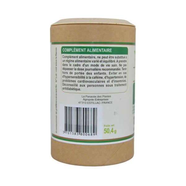 Carqueja et Maté Bio - 120 gélules de 668 mg