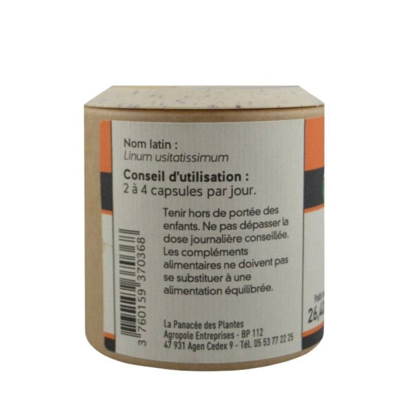 Huile de Lin Bio - 60 capsules de 270 mg