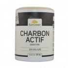 Charbon actif - 200 gélules végétales de 185 mg