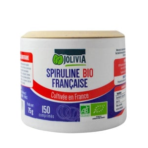Spiruline Bio Française - 150 comprimés de 500 mg