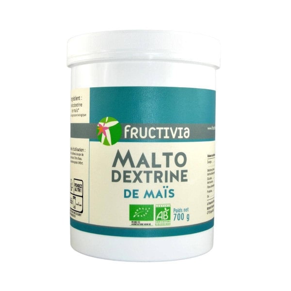 Maltodextrine de maïs Bio en poudre - 700 g