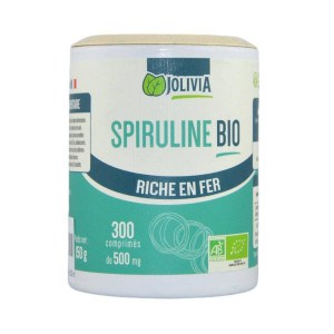 Spiruline Bio - 300 comprimés de 500 mg