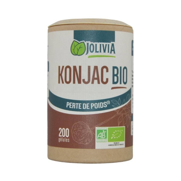 Konjac Bio - 200 gélules végétales de 410 mg