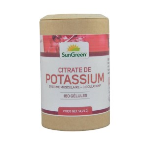 Potassium - 180 gélules végétales de 79 mg