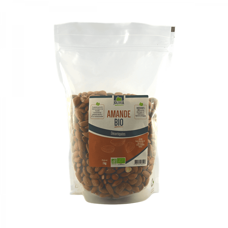 Amandes Bio - 1 kg d'Amande Bio