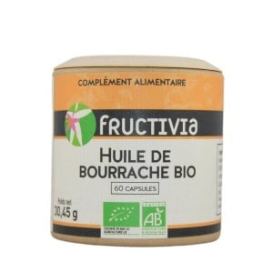 Bourrache Bio huile 60 capsules de 500 mg