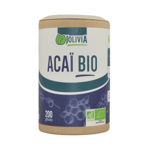 Açaï Bio - 200 gélules végétales de 300 mg