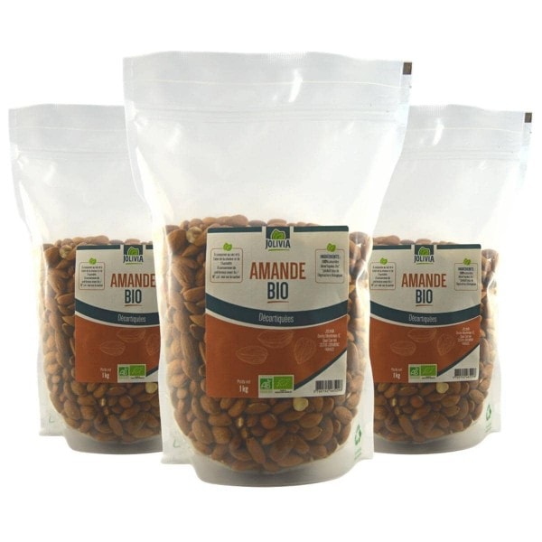 Lot Amande Bio - 3 x 1 kg