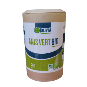 Anis vert Bio - 200 gélules végétales de 230 mg