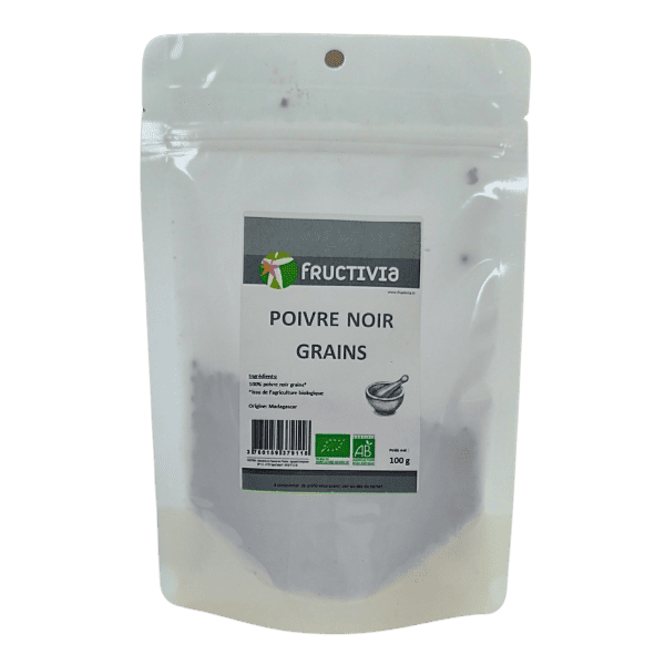 poivre noir grains bio