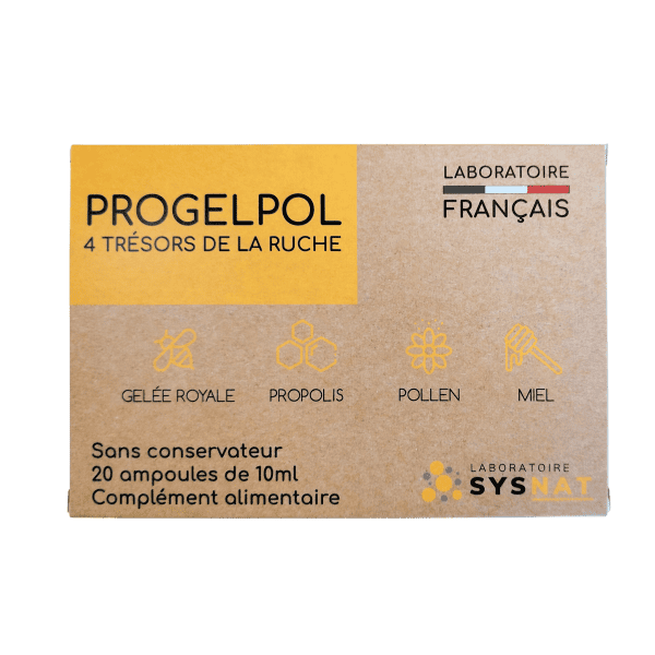 Progelpol à la Gelée Royale, Propolis, Pollen et Miel - 20 ampoules