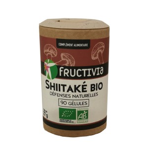 Shiitaké Bio - 90 gélules végétales de 230 mg
