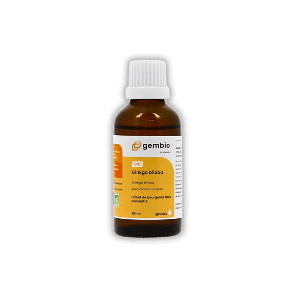 Ginkgo Biloba bio Extrait de bourgeons frais - 50ml Macérât concentré