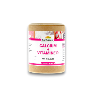 CALCIUM+ VITAMINE D - 180 gélules