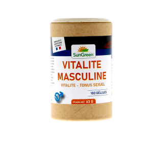 Vitalité Masculine - 180 gélules de 280 mg