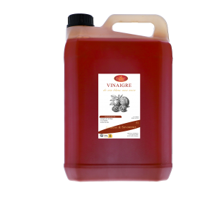 Vinaigre de Vin blanc aromatisé à la noix - 5 litres