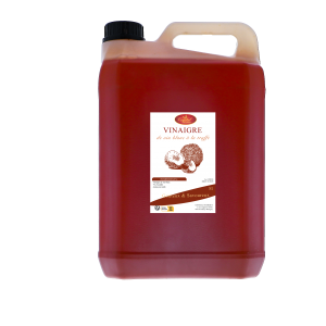 Vinaigre de Vin blanc aromatisé à la truffe - 5 litres