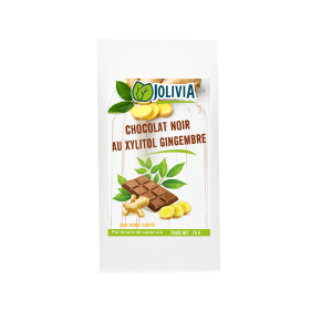 Tablette Chocolat noir au xylitol et au Gingembre