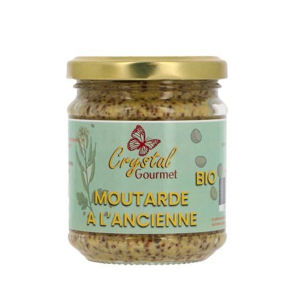 Moutarde à l'ancienne Bio 200g