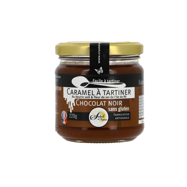 Caramel à tartiner Chocolat noir 220g