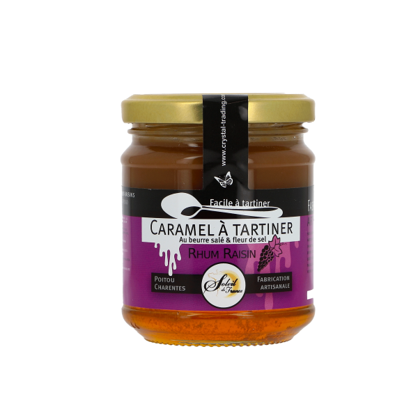 Caramel à tartiner Rhum raisin 220g