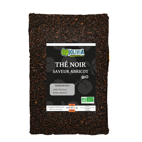 Thé Noir Bio Saveur Abricot - 1 kg