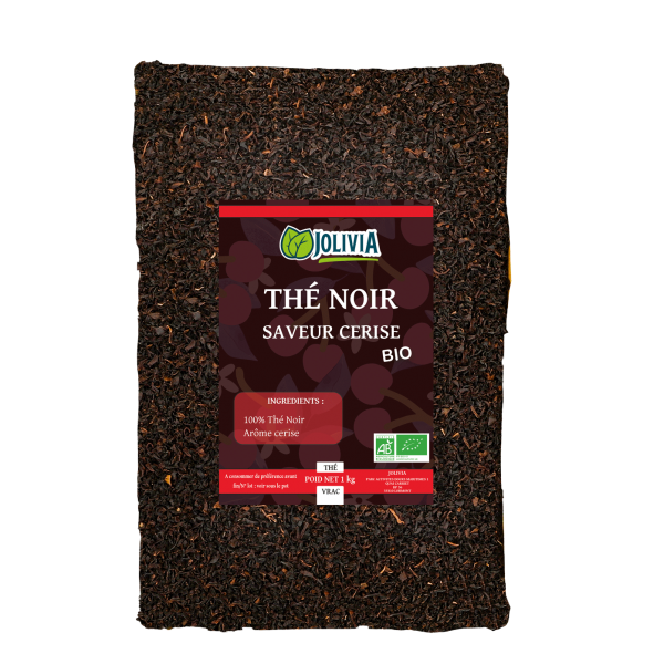 Thé Noir Bio Saveur Cerise - 1 kg