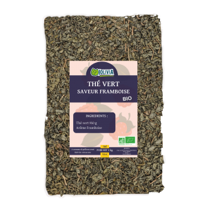 Thé Vert Bio Saveur Framboise - 1 kg