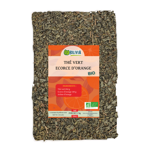 Thé Vert & Ecorce d'Orange Bio - 1 kg