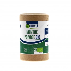 Menthe poivrée Bio - 200 gélules de 250 mg
